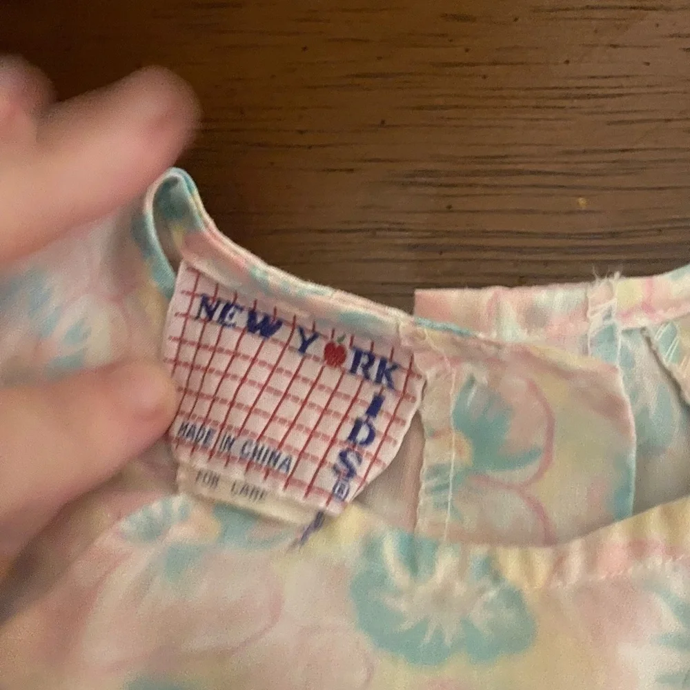 Vintage New York Kids Ruffle Butt Romper